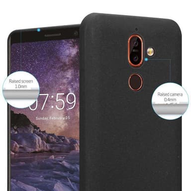 Deksel Nokia 7 PLUS case (svart)