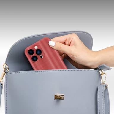 iPhone 14 PRO Silikondeksel Beskyttelse (rød)