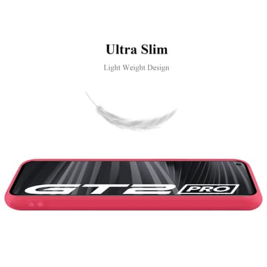 Deksel Realme GT 2 PRO Silikon cover (rød)