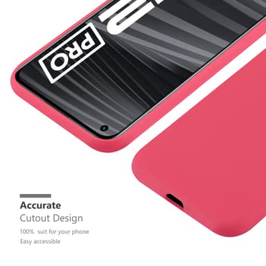Deksel Realme GT 2 PRO Silikon cover (rød)