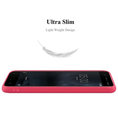 Deksel Nokia 5 2017 Silikon cover (rød)