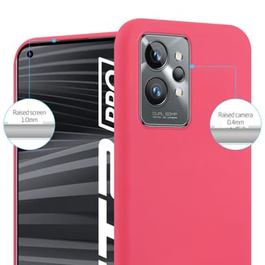 Deksel Realme GT 2 PRO Silikon cover (rød)
