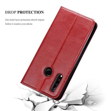 Huawei P30 LITE lommebokdeksel case (rød)