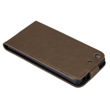 Sony Xperia M5 deksel flip cover (brun)