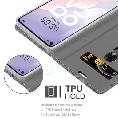 Huawei NOVA 7 SE lommebokdeksel etui (blå)