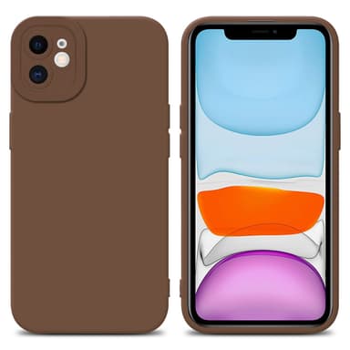 iPhone 12 Deksel case (brun)