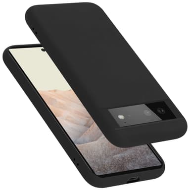 Google PIXEL 6 silikondeksel case (Svart)