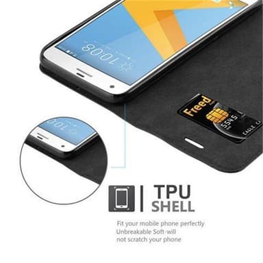 HTC ONE A9S lommebokdeksel case (svart)