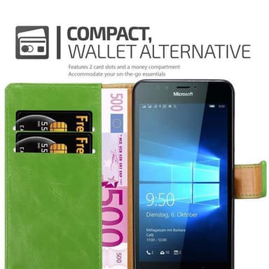 Nokia Lumia 950 lommebokdeksel etui (grønn)