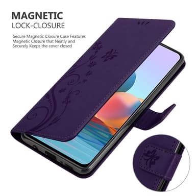 Xiaomi RedMi NOTE 10 PRO lommebokdeksel Blomster