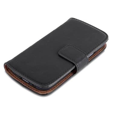 Samsung Galaxy S4 MINI lommebokdeksel etui (svart)