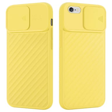 iPhone 6 / 6S silikondeksel case (gul)