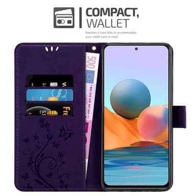 Xiaomi RedMi NOTE 10 PRO lommebokdeksel Blomster