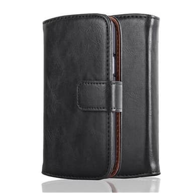 Samsung Galaxy S4 MINI lommebokdeksel etui (svart)