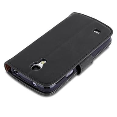 Samsung Galaxy S4 MINI lommebokdeksel etui (svart)