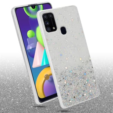 Samsung Galaxy M31 Silikondeksel Glitter
