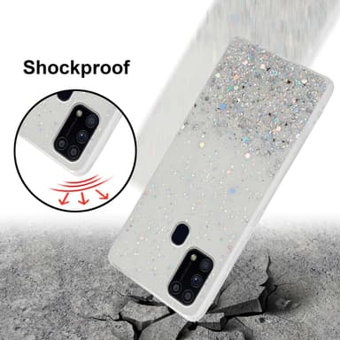 Samsung Galaxy M31 Silikondeksel Glitter
