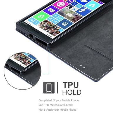 Nokia Lumia 929 / 930 Deksel Case Cover (blå)