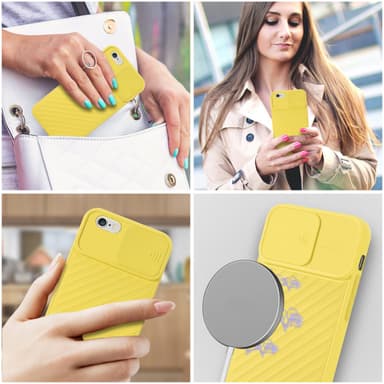iPhone 6 / 6S silikondeksel case (gul)