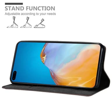 Huawei P40 lommebokdeksel case (brun)