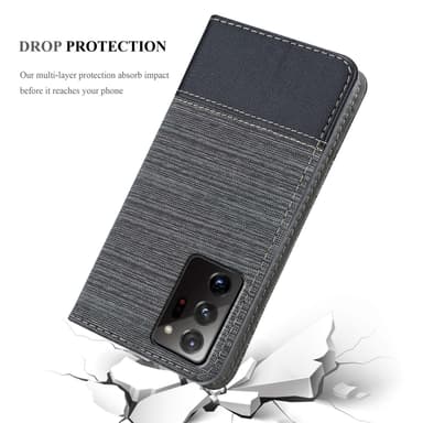 Samsung Galaxy NOTE 20 ULTRA lommebokdeksel etui (grå)