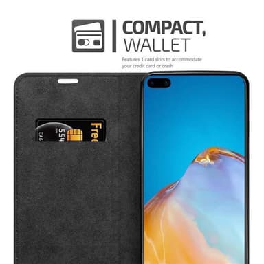 Huawei P40 lommebokdeksel case (brun)