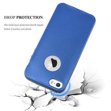 Deksel iPhone 5 / 5S / SE 2016 Case Cover (blå)