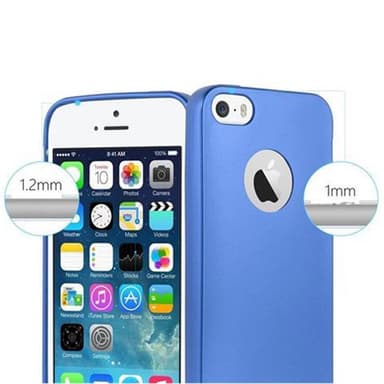 Deksel iPhone 5 / 5S / SE 2016 Case Cover (blå)