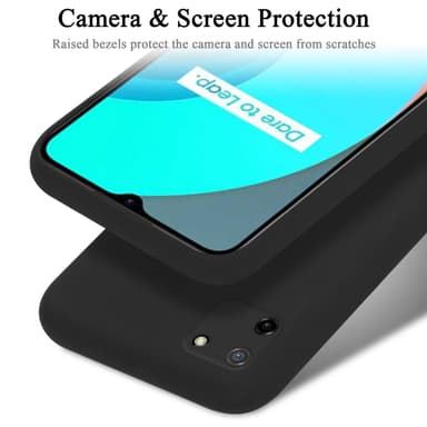 Realme C11 2020 silikondeksel case (svart)