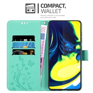 Samsung Galaxy A80 / A90 4G lommebokdeksel Blomster