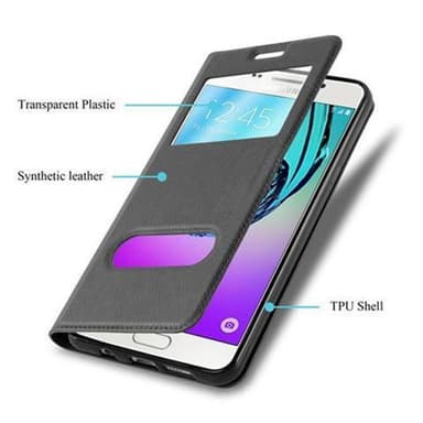 Samsung Galaxy A5 2016 lommebokdeksel cover (svart)