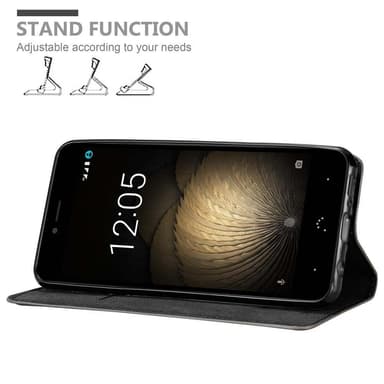 BQ Aquaris U PLUS lommebokdeksel case (brun)
