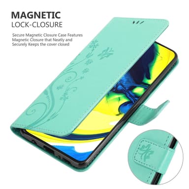 Samsung Galaxy A80 / A90 4G lommebokdeksel Blomster