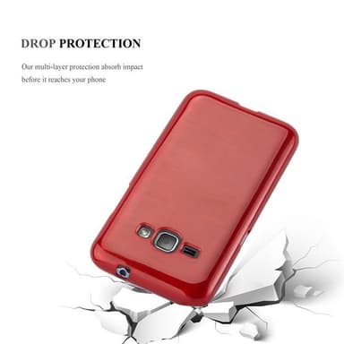 Samsung Galaxy J1 2016 silikondeksel cover (rød)