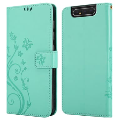Samsung Galaxy A80 / A90 4G lommebokdeksel Blomster