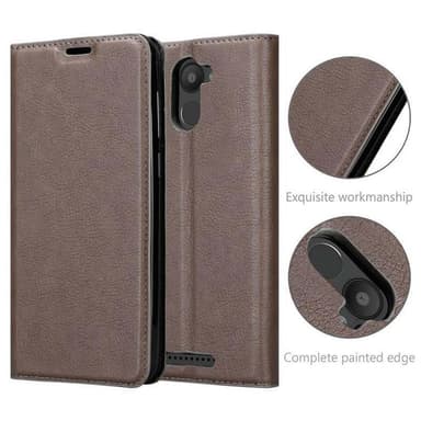 BQ Aquaris U PLUS lommebokdeksel case (brun)
