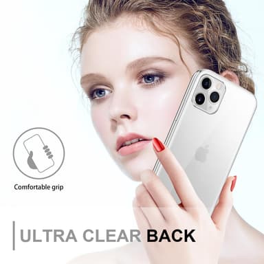 iPhone 11 PRO MAX Deksel 360 Case Cover (gjennomsiktig)