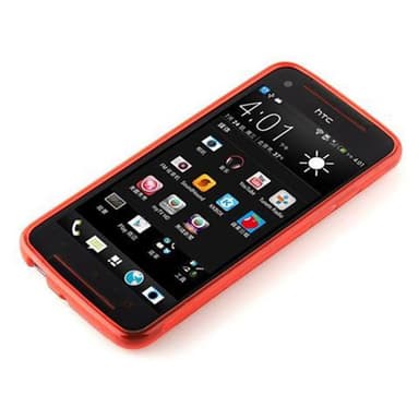 HTC BUTTERFLY S Deksel Case Cover (rød)