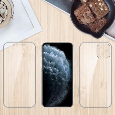 iPhone 11 PRO MAX Deksel 360 Case Cover (gjennomsiktig)