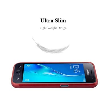 Samsung Galaxy J1 2016 silikondeksel cover (rød)