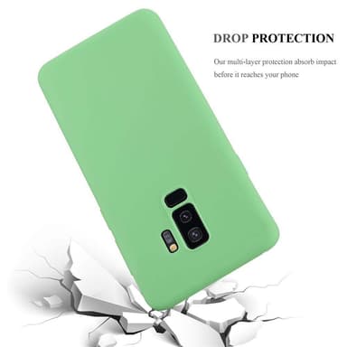 Deksel Samsung Galaxy S9 PLUS Silikon cover (grønn)