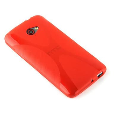 HTC BUTTERFLY S Deksel Case Cover (rød)