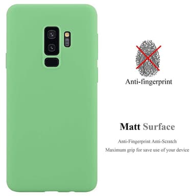 Deksel Samsung Galaxy S9 PLUS Silikon cover (grønn)