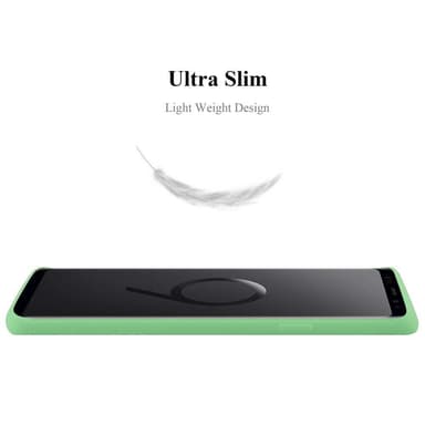Deksel Samsung Galaxy S9 PLUS Silikon cover (grønn)