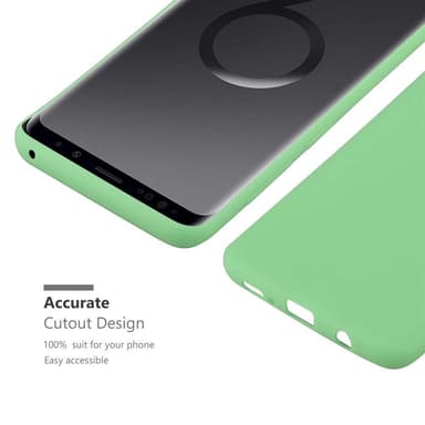 Deksel Samsung Galaxy S9 PLUS Silikon cover (grønn)