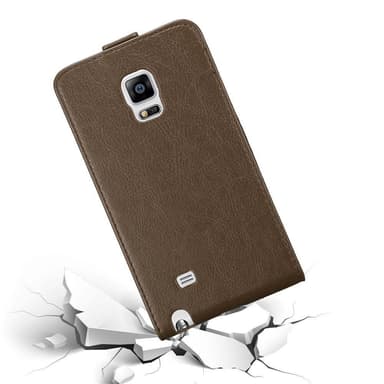 Samsung Galaxy NOTE EDGE deksel flip cover (brun)
