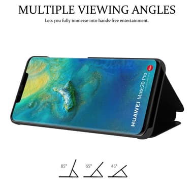 Huawei MATE 20 PRO lommebokdeksel etui (svart)