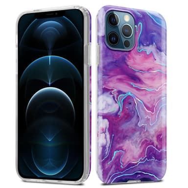 iPhone 12 PRO MAX lommebokdeksel etui (lilla)