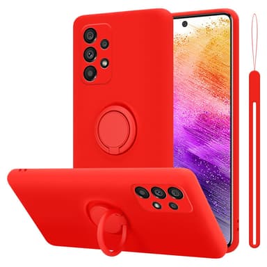 Deksel Samsung Galaxy A73 5G Ring Case (rød)