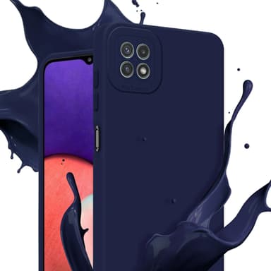 Samsung Galaxy A22 5G Deksel case (blå)